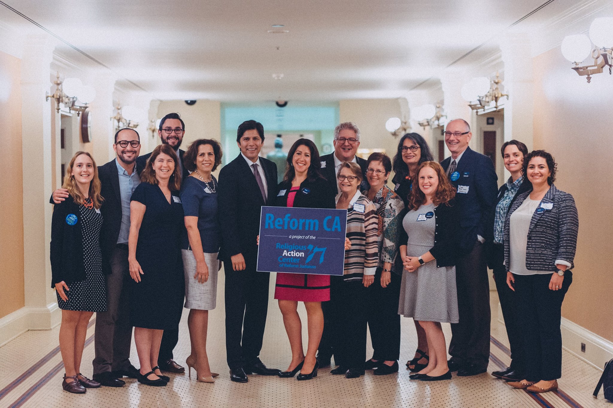 Reform CA activists pose with Senate President Pro-Tempore Kevin De Leon Reform CA activists pose with Senate President Pro-Tempore Kevin De Leon