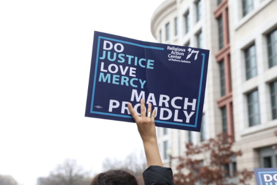 do justice march proudly marching poster