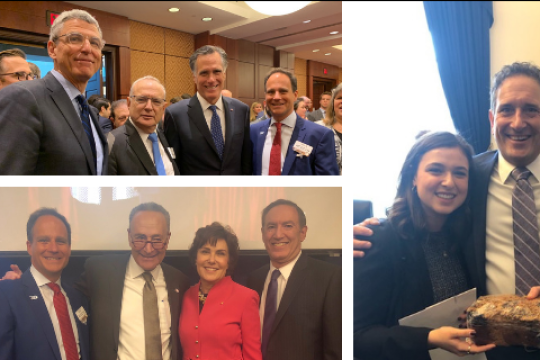 RAC staff with elected officials on capitol hill